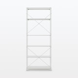 スチールユニットシェルフ　スチール棚セット　特大　ライトグレー