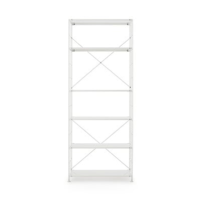 スチールユニットシェルフ　スチール棚セット　特大　ライトグレー