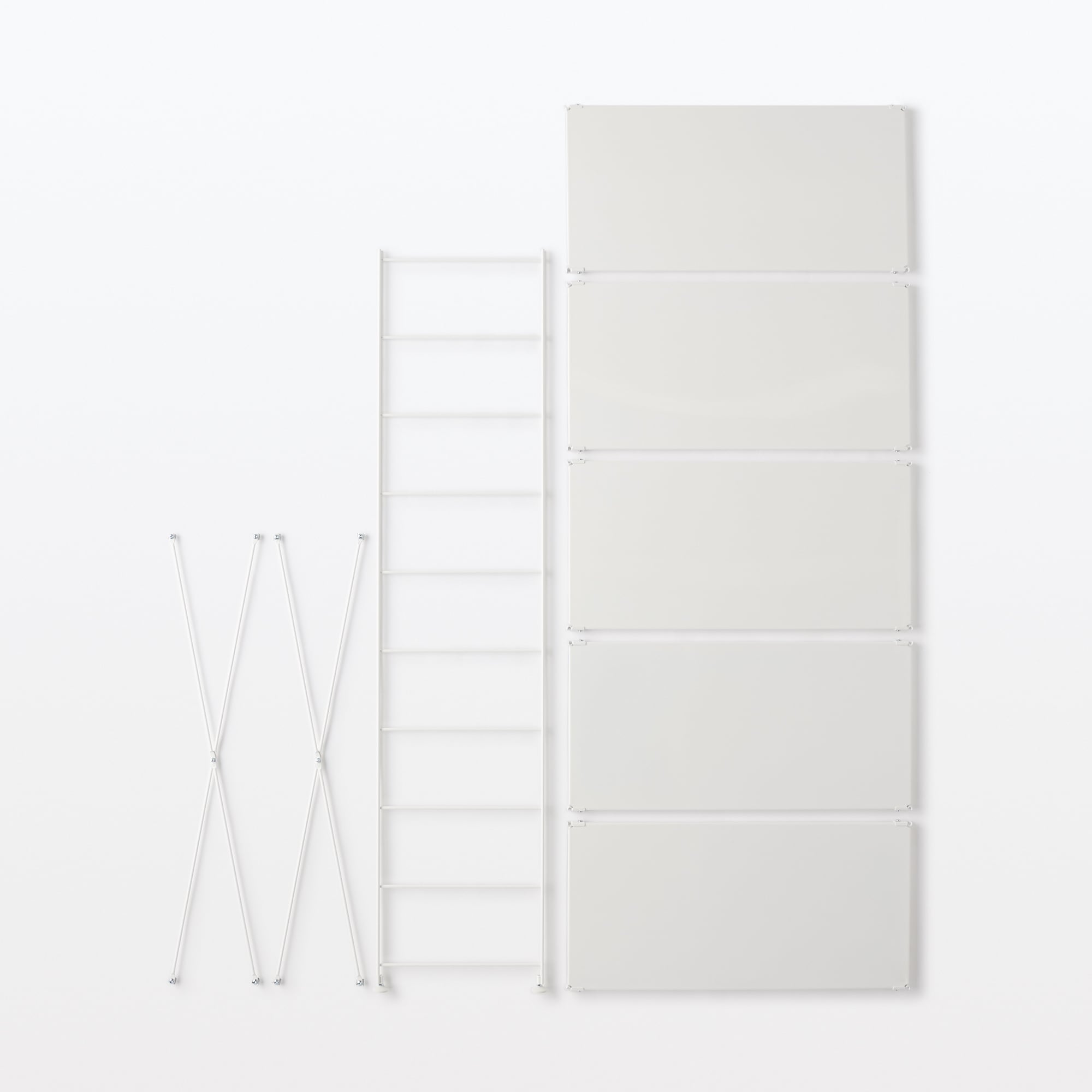 スチールユニットシェルフ用スチール棚追加セット　幅８４ｃｍタイプ　大