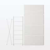 スチールユニットシェルフ用スチール棚追加セット　幅８４ｃｍタイプ　中