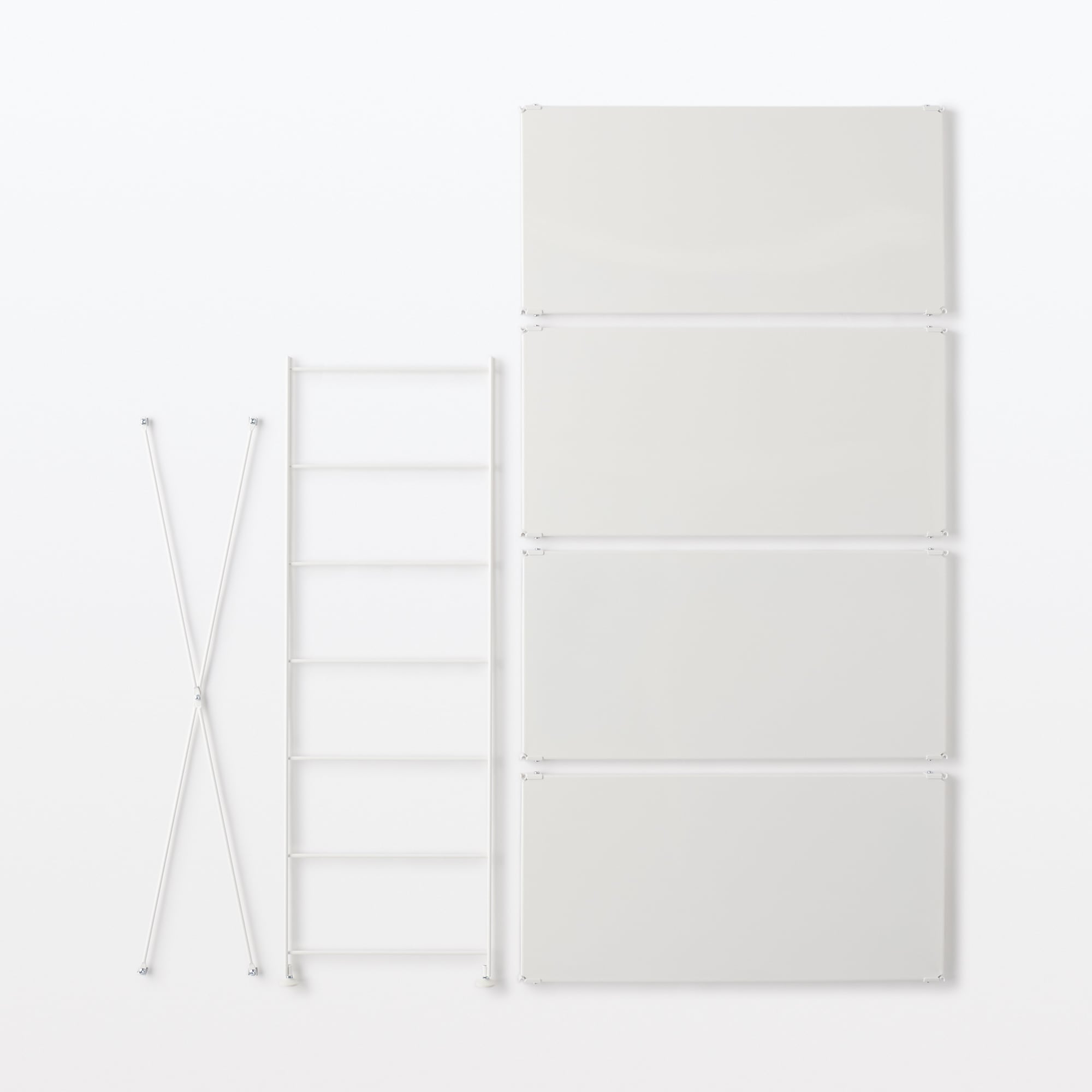 スチールユニットシェルフ用スチール棚追加セット　幅８４ｃｍタイプ　中