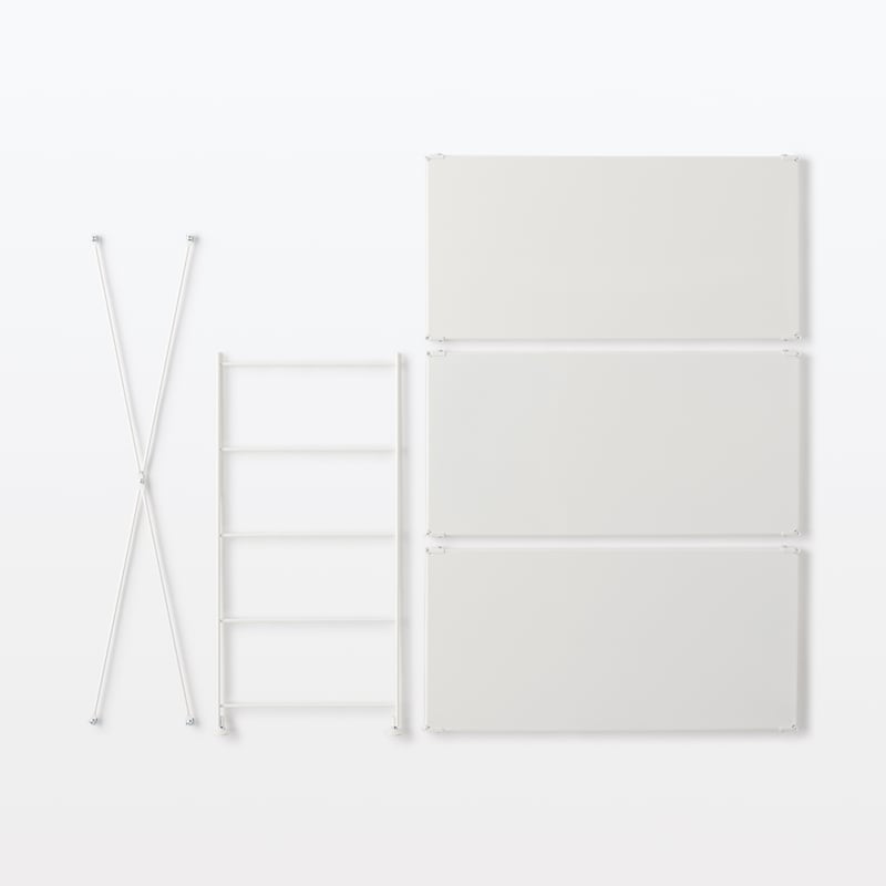 スチールユニットシェルフ用スチール棚追加セット　幅８４ｃｍタイプ　小