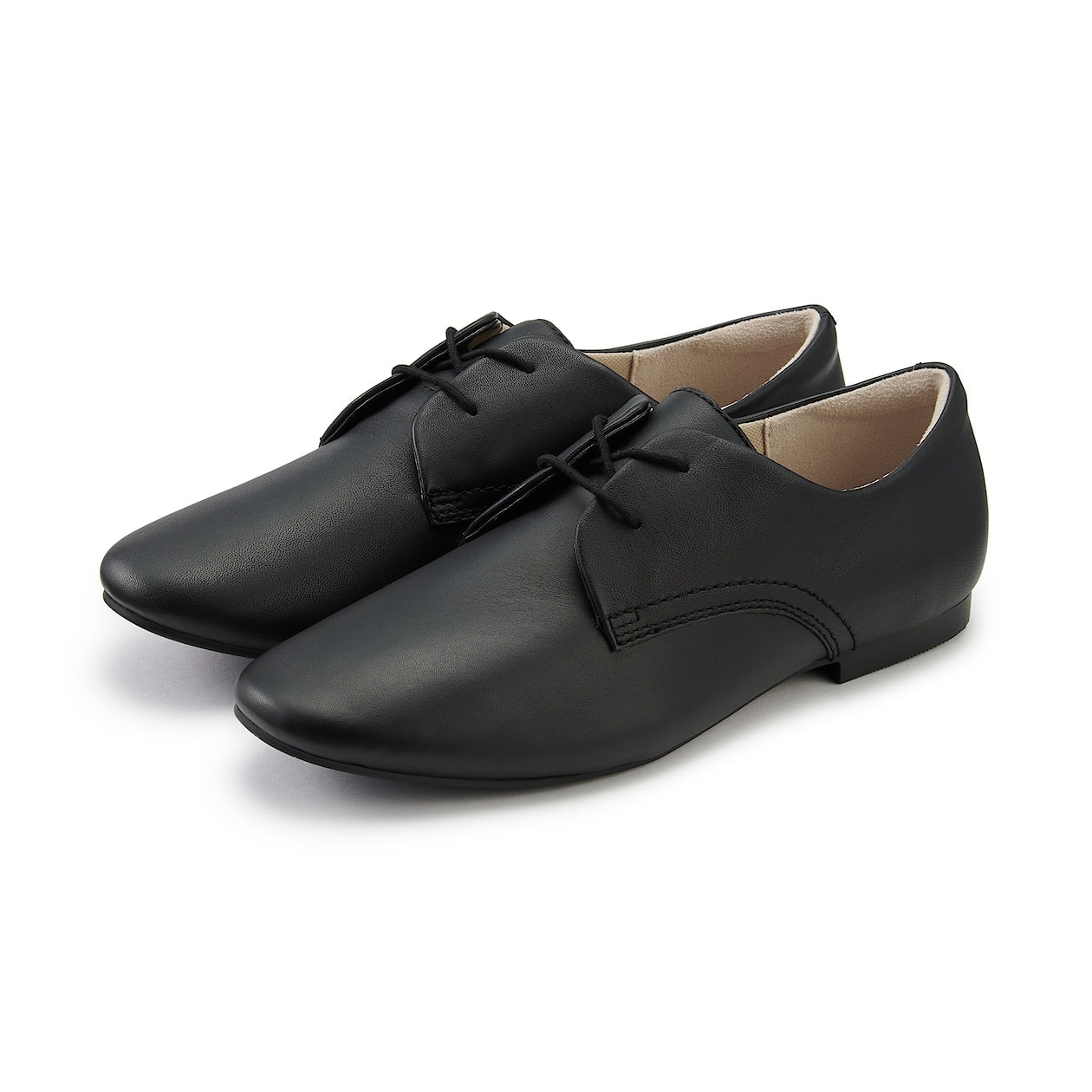 疲れにくい レザーシューズ 23 5cm 黒 フラットシューズ カジュアルシューズ パンプス 婦人 レディース 通販 無印良品 疲れにくい レザーシューズ 23 5cm 黒 フラットシューズ カジュアルシューズ パンプス 婦人 レディース 通販 無印良品