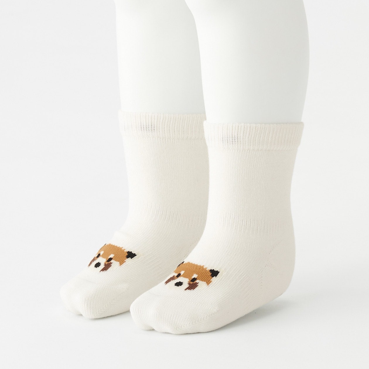 足なり直角 かかとに合う ３足組靴下（ベビー・動物柄） ベビー１１－１５ｃｍ・混色 | ベビー・新生児 | ベビーくつした（11-15㎝） 通販 |  無印良品