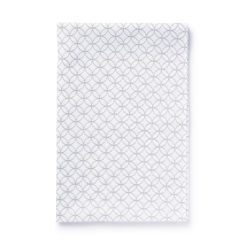 和晒し 手拭い 七宝柄 １０２ ３４ｃｍ グレー ハンカチ 手ぬぐい 通販 無印良品