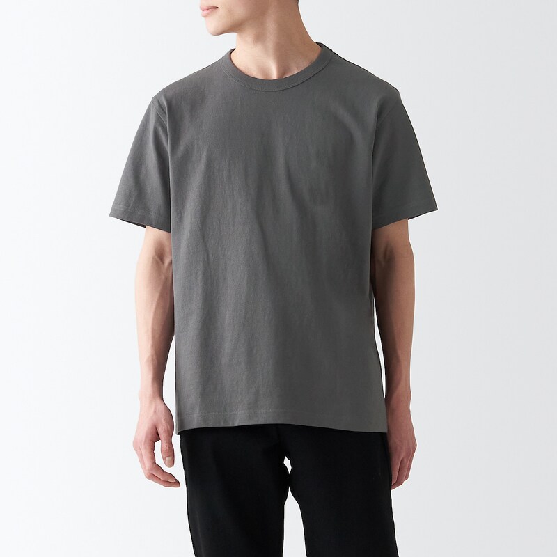 太番手天竺編みＴシャツ 無印良品