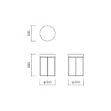 ［ＩＤＥＥ］ＤＩＶＡＮＣＯ　ＳＩＤＥ　ＴＡＢＬＥ　Ｗａｌｎｕｔ