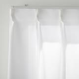 熱を通しにくく透けにくいレースプリーツカーテン／オフ白