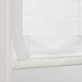 熱を通しにくく透けにくいレースプレーンシェード用生地／オフ白