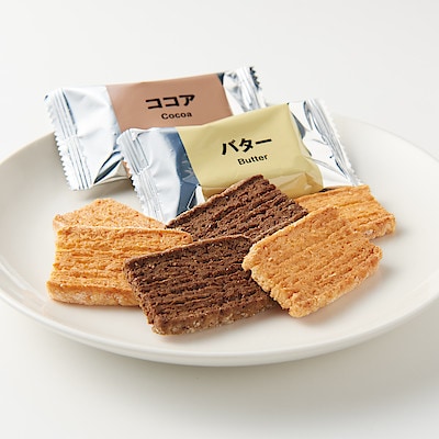 【大袋】２種のパイミックス　バターパイ１８枚・ココアパイ１６枚