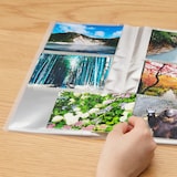 ポリプロピレン高透明フィルムアルバム　３段　３冊組