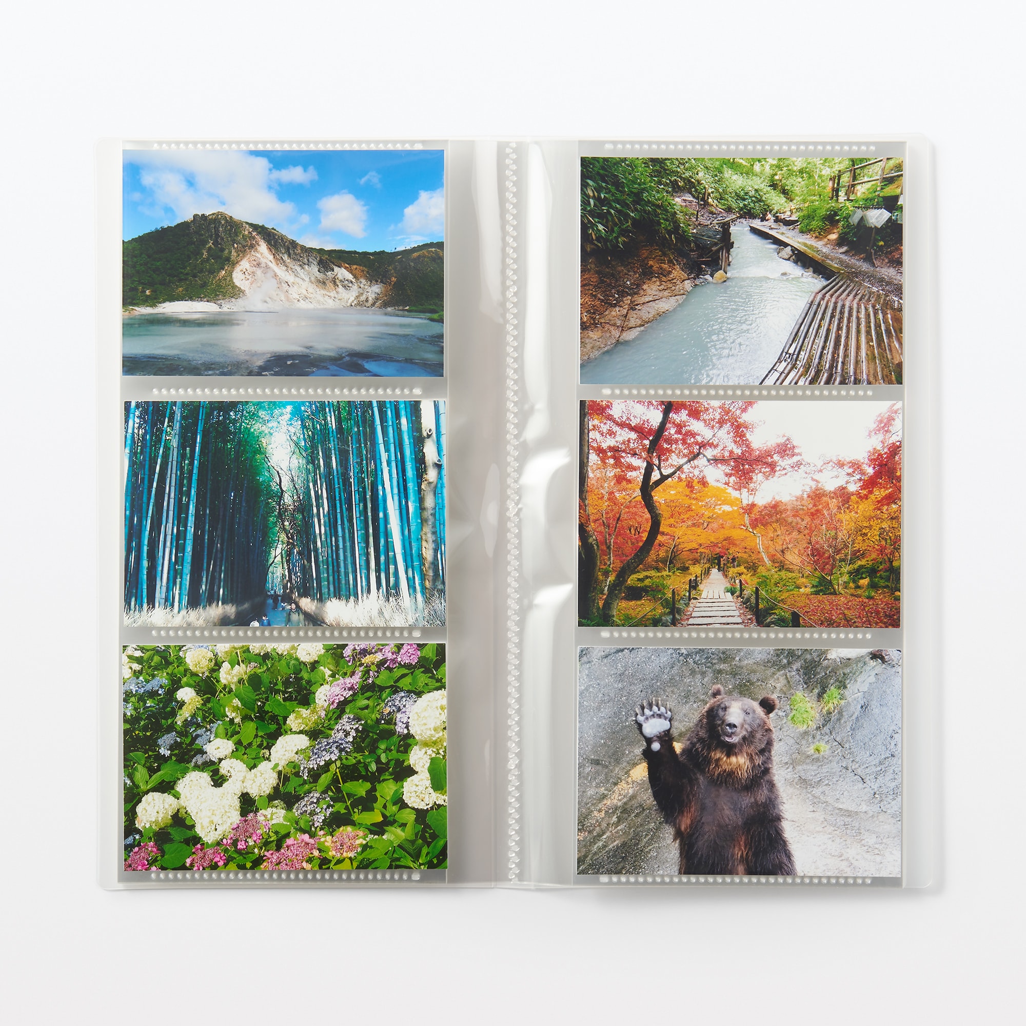 ポリプロピレン高透明フィルムアルバム　３段　３冊組