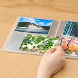 ポリプロピレン高透明フィルムアルバム　２段　３冊組