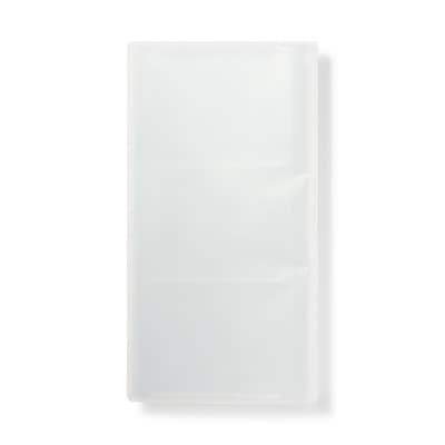 ポリプロピレン高透明フィルムアルバム　３段　Ｌ判　１３２枚用　ポケット付