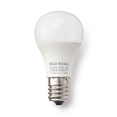 ＬＥＤ電球　４０形相当　電球色（口金：Ｅ１７）