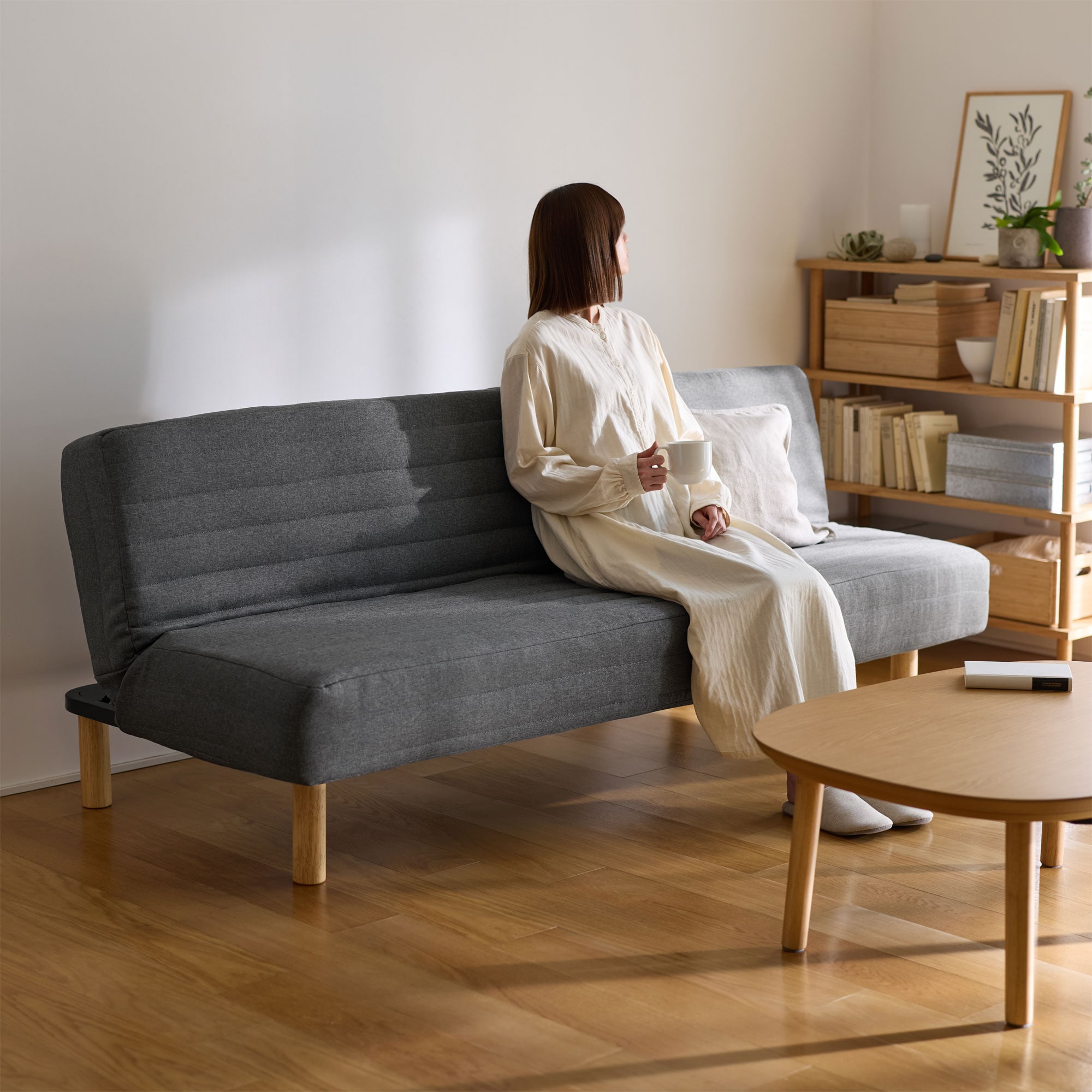 リクライニングソファベッド