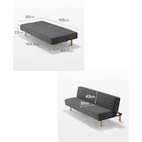 リクライニングソファベッド