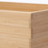 重なる竹材長方形ボックス　ハーフ　小