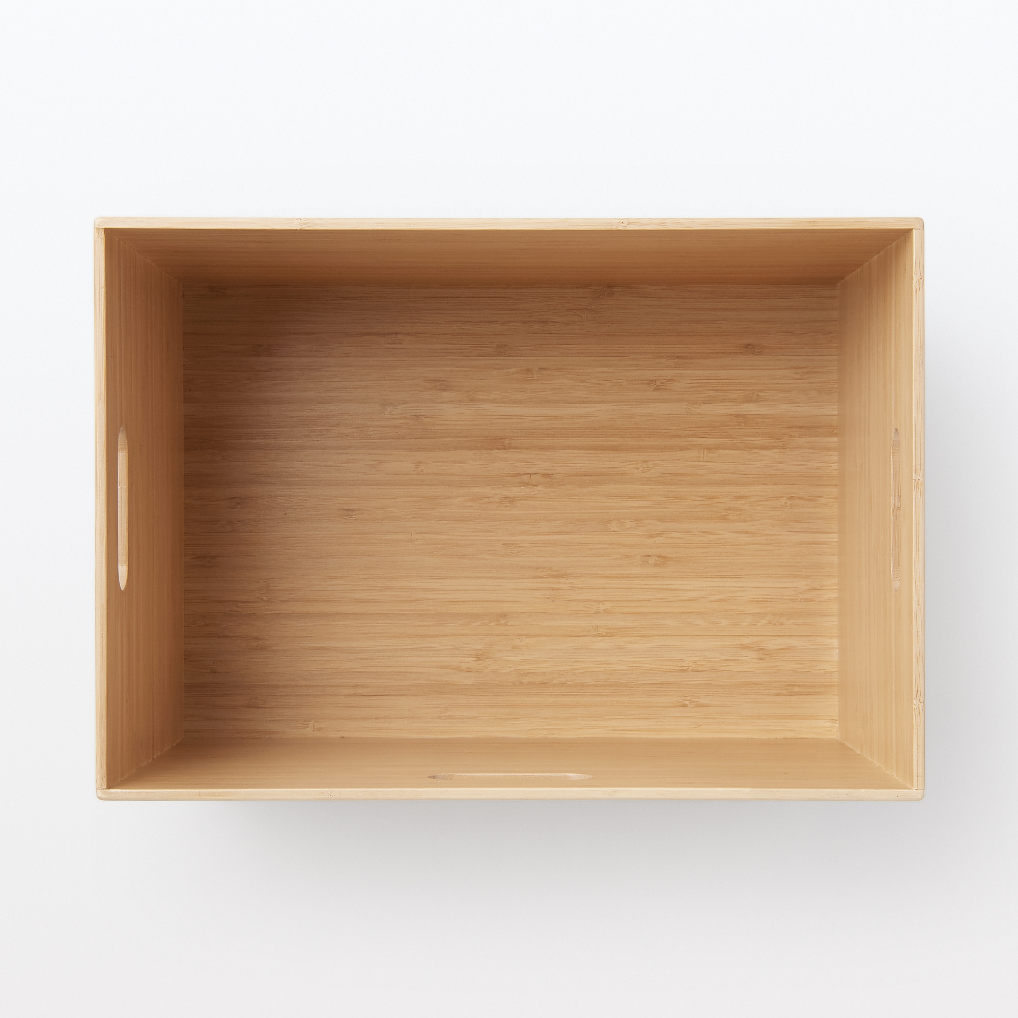 重なる竹材長方形ボックス　大