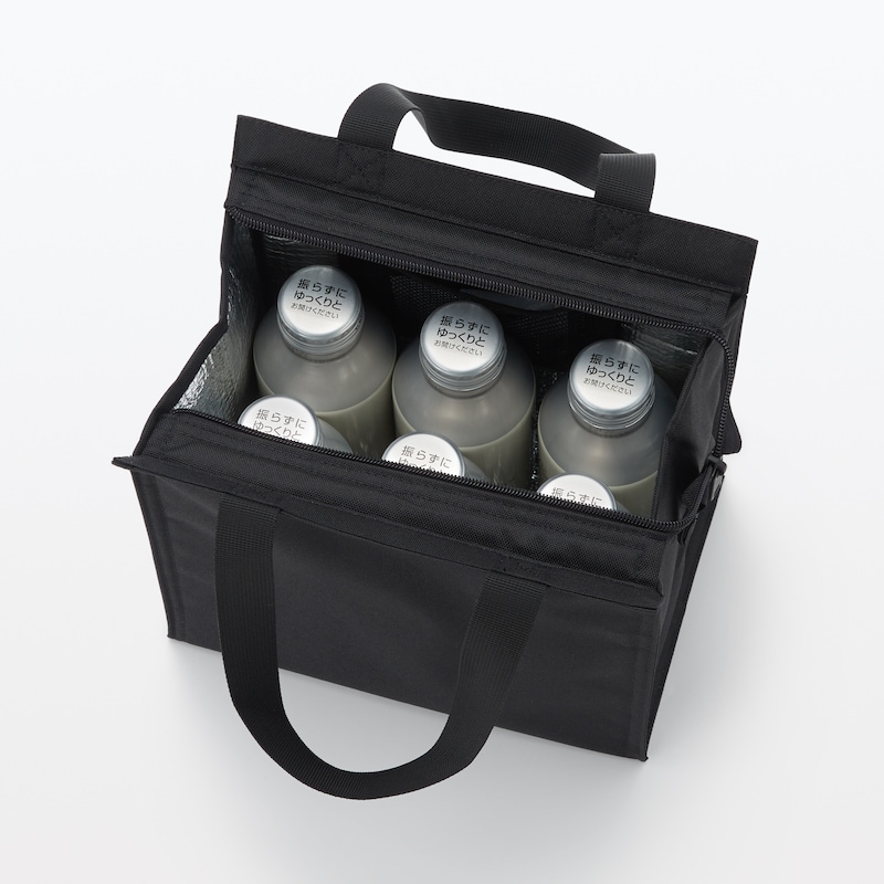 ポリエステル　買い物バッグ　小／保冷剤用ポケット付き