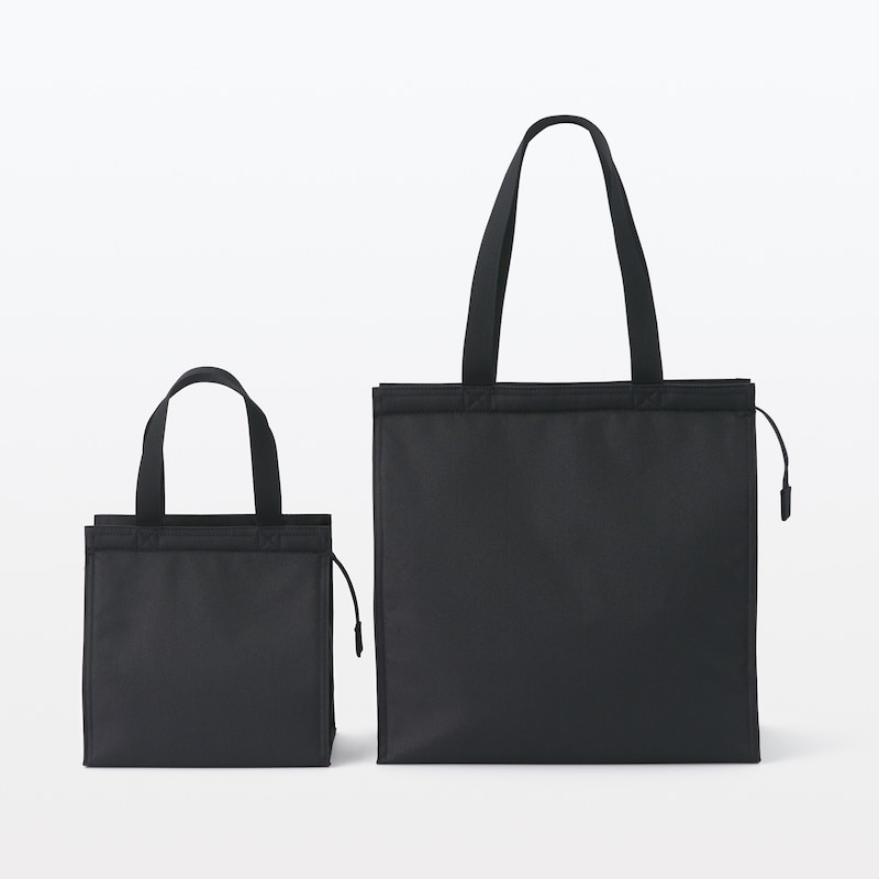 ポリエステル　買い物バッグ　小／保冷剤用ポケット付き