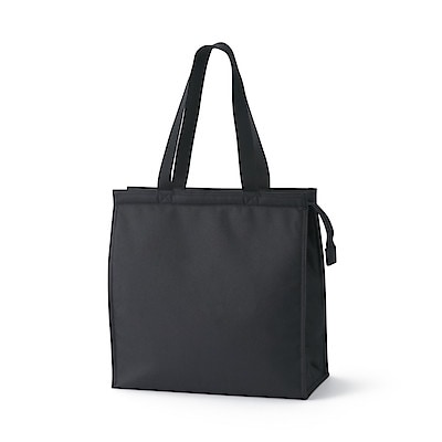 ポリエステル　買い物バッグ　大　約３６．５×３６．５×マチ１７．５ｃｍ