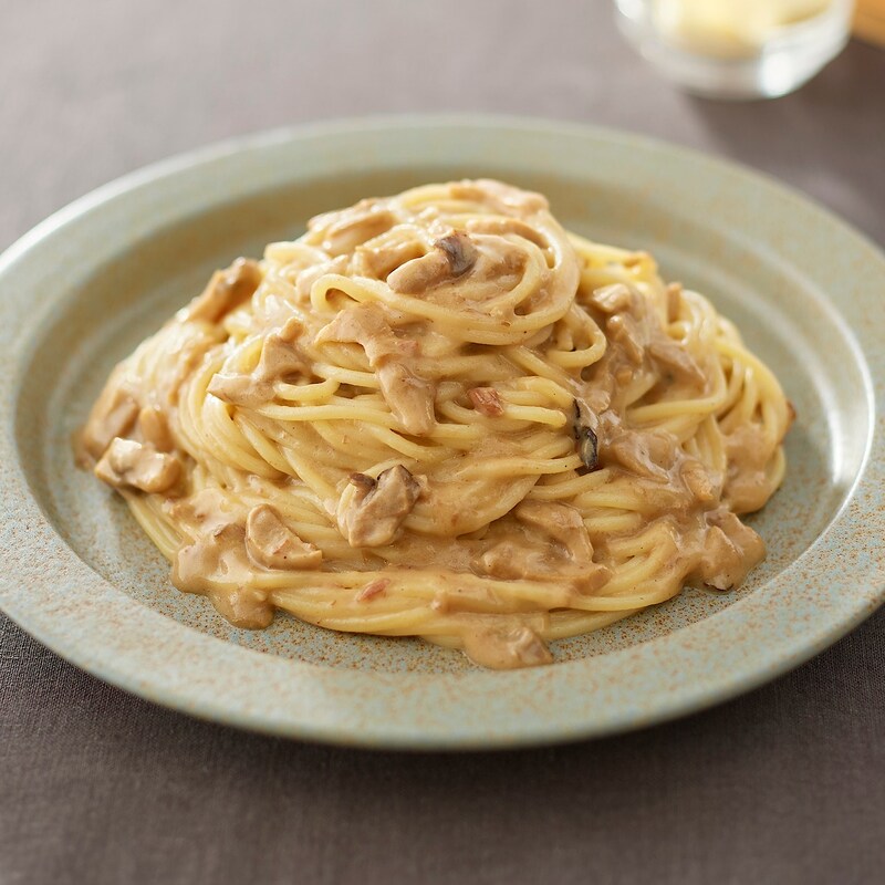 素材を生かしたパスタソース きのことベーコンのポルチーニクリーム １３０ｇ １人前 レトルト フリーズドライ パスタ リゾット パスタソース 通販 無印良品