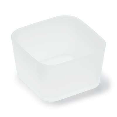 ポリプロピレン整理ボックス１　約幅８．５×奥行８．５×高さ５ｃｍ