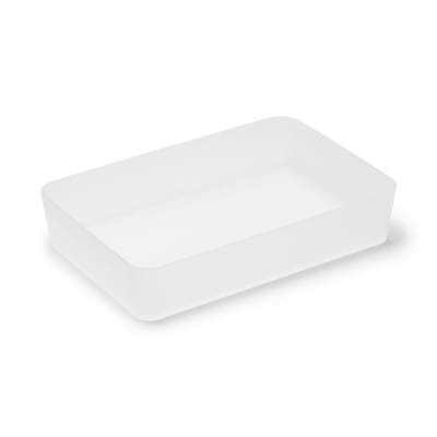 ポリプロピレン整理ボックス３　約幅１７×奥行２５．５×高さ５ｃｍ