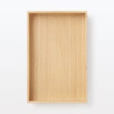 重なる竹材整理ボックス　中