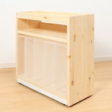 パイン材デスクワゴン