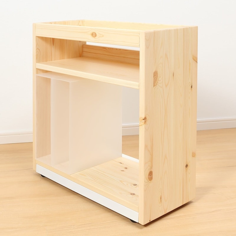パイン材デスクワゴン | 無印良品 