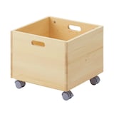 パイン材収納ＢＯＸキャスター付き