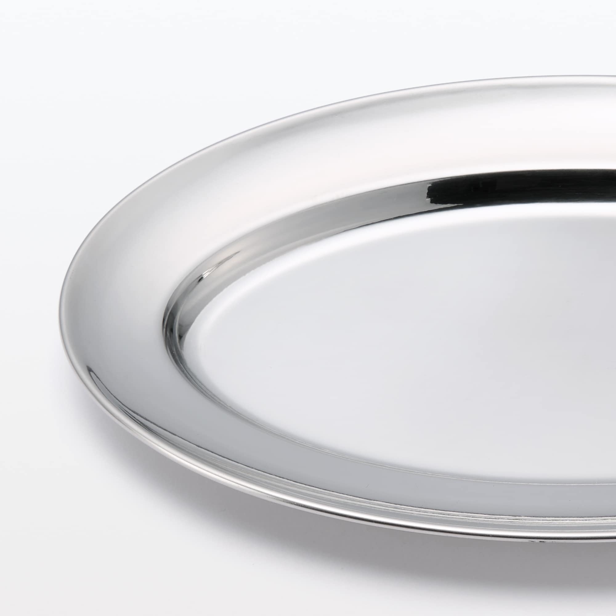 ステンレスオーバルプレート