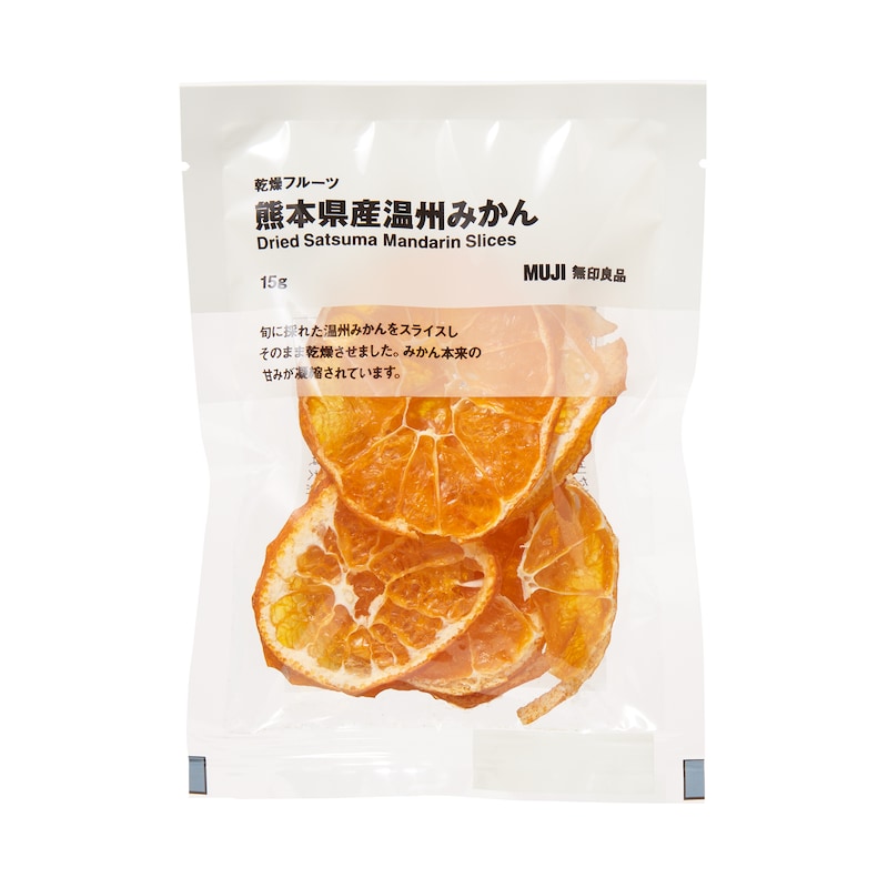 乾燥フルーツ 熊本県産温州みかん | 無印良品