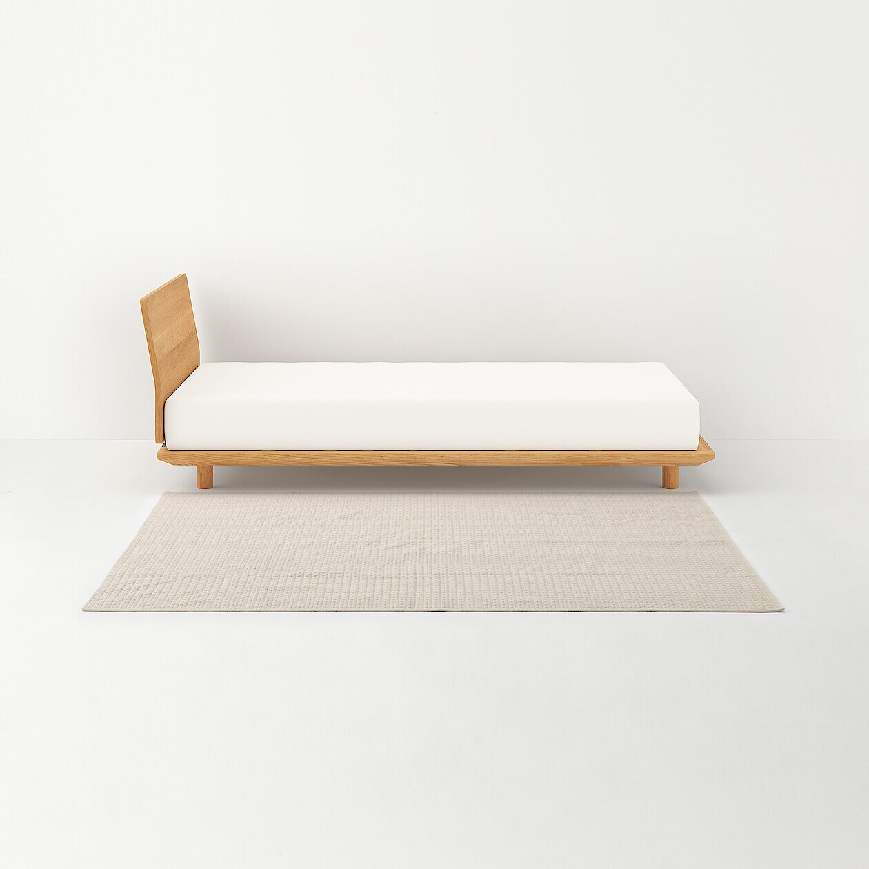 洗いざらしの綿キルティングラグ | 無印良品