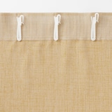 ポリエステルマット織ノンプリーツカーテン／マスタード