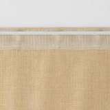 ポリエステルマット織ノンプリーツカーテン／マスタード