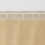 ポリエステルマット織ノンプリーツカーテン／ライトブルー