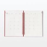 【Ｇ仕様】ポリプロピレンカバーマンスリーウィクリースケジュール　２２年１２月