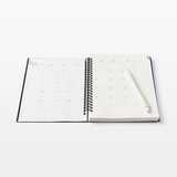 【Ｇ仕様】ポリプロピレンカバーマンスリーウィクリースケジュール　２２年１２月