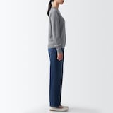 メリノウール洗えるクルーネックセーター