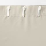 ポリエステルマット織ノンプリーツカーテン／遮光裏地付／マスタード