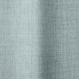 ポリエステルマット織プリーツカーテン２倍ヒダ／遮光裏地付／ライトブルー