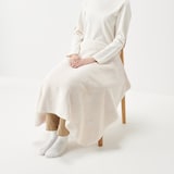 ムレにくいあたたかファイバー厚手ハーフケット