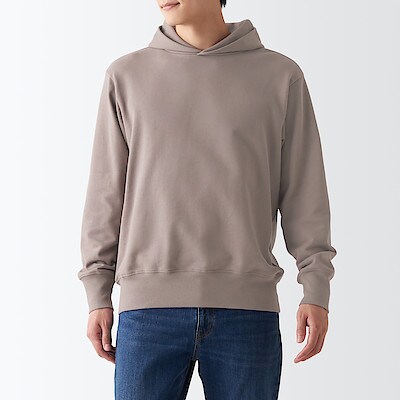 く日はお得♪ パーカー 無印良品 981 トレーナー生地 秋 春 くすみ 