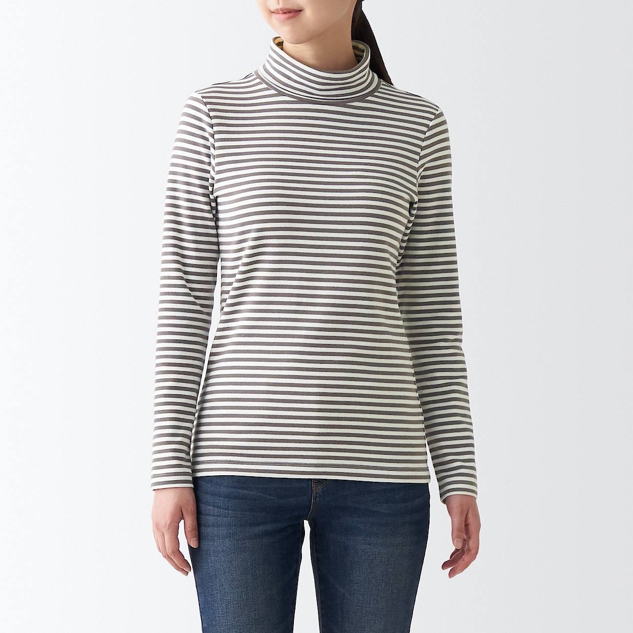 半額SALE☆ UNIQLO タートルネックＴ 長袖 150