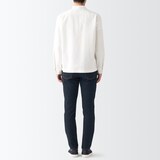 スーパーストレッチデニムスキニーパンツ　股下７６ｃｍ　ダークネイビー