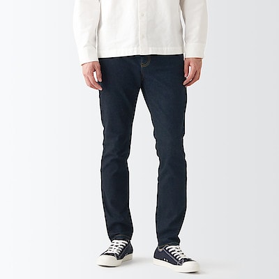 スーパーストレッチデニムパンツ（股下７６ｃｍ）ダークネイビー