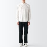 デニムレギュラーパンツ　股下７６ｃｍ　黒